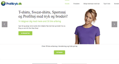 Desktop Screenshot of profiltryk.dk